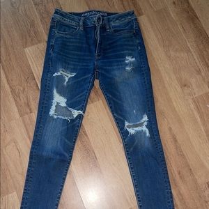 American Eagle Jeans, Hi rise 4 short perfect condition